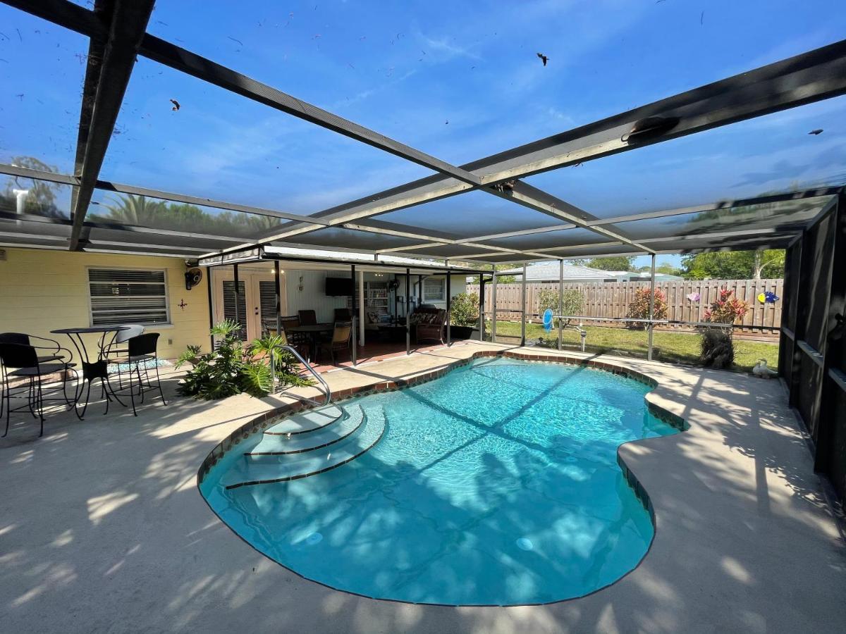 サラソータ Rowena House 2Bd Den 2Bth Heated Pool Near Siesta Keyヴィラ エクステリア 写真
