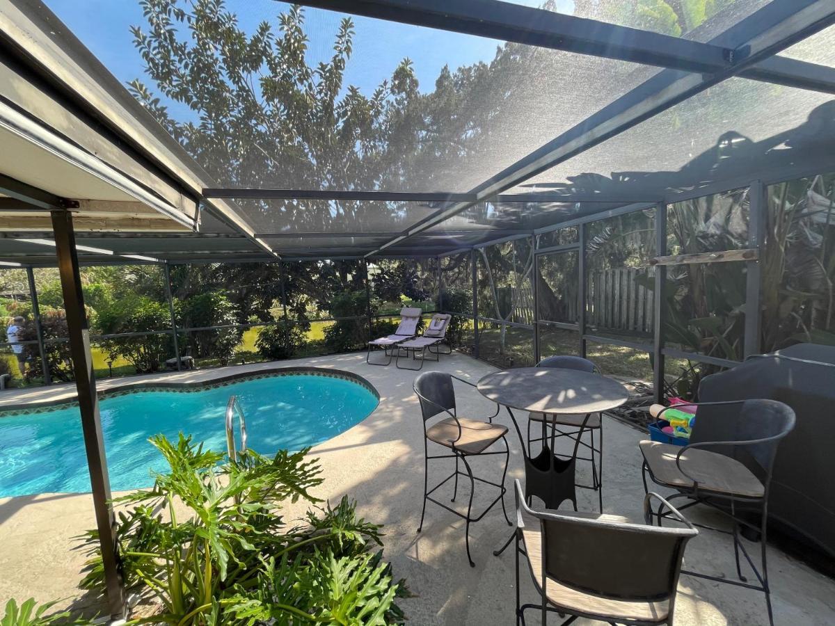 サラソータ Rowena House 2Bd Den 2Bth Heated Pool Near Siesta Keyヴィラ エクステリア 写真